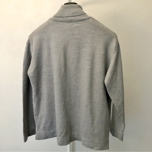 Springfield Marino Wool Oversized Minimalist Gray Turtleneck Jumper Sweater. XXL - Picture 3 of 14